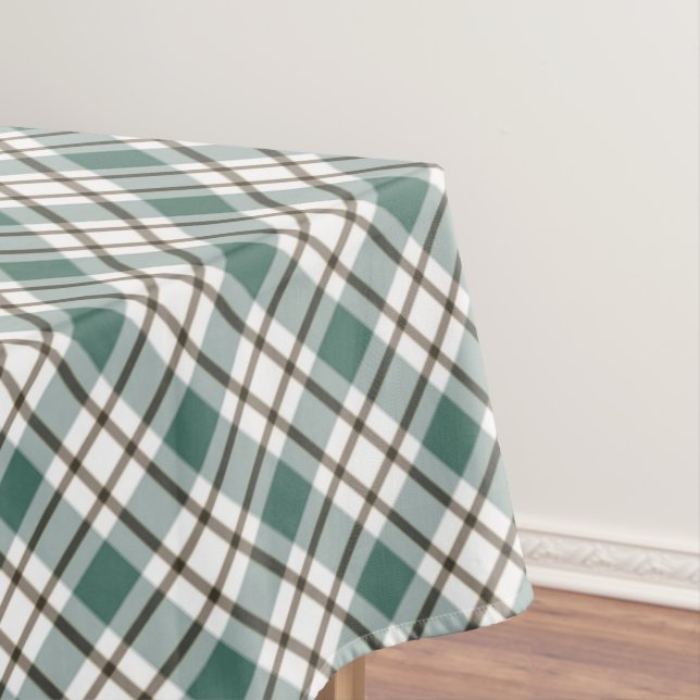 grünes Schachbrettmuster Tischdecke (Beispiel)