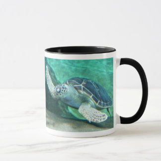 Grünes Seeschildkröte-Tasse Tasse