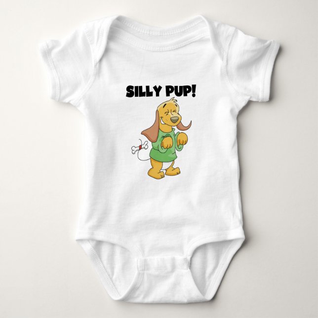 Grünes Shirt Alberne Pup Tshirts und Geschenke (Vorderseite)