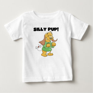 Grünes Shirt-alberne Welpen-T-Shirts und Geschenke Baby T-shirt
