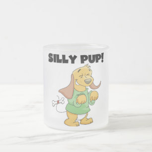 Grünes Shirt Dummer Hund T-Shirts und Geschenke Mattglastasse