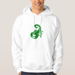 Grünes Skorpion-Emblem Sweatshirt – Spirituell