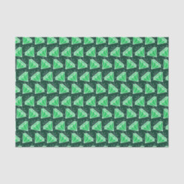 Grünes Smaragdstein-Papier für Grafik Seidenpapier