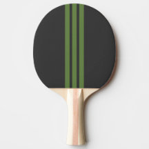 Grünes Sportstreifen-Ping-Pong-Schläger