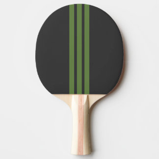 Grünes Sportstreifen-Ping-Pong-Schläger Tischtennis Schläger
