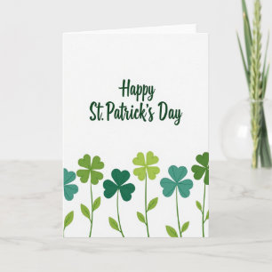 Grünes St. Patricks Day Falsche Gold Karte