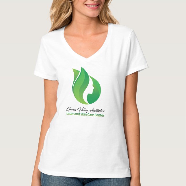 Grünes Tal Ästhetik - Weiblichkeit - T - Shirt (Vorderseite)