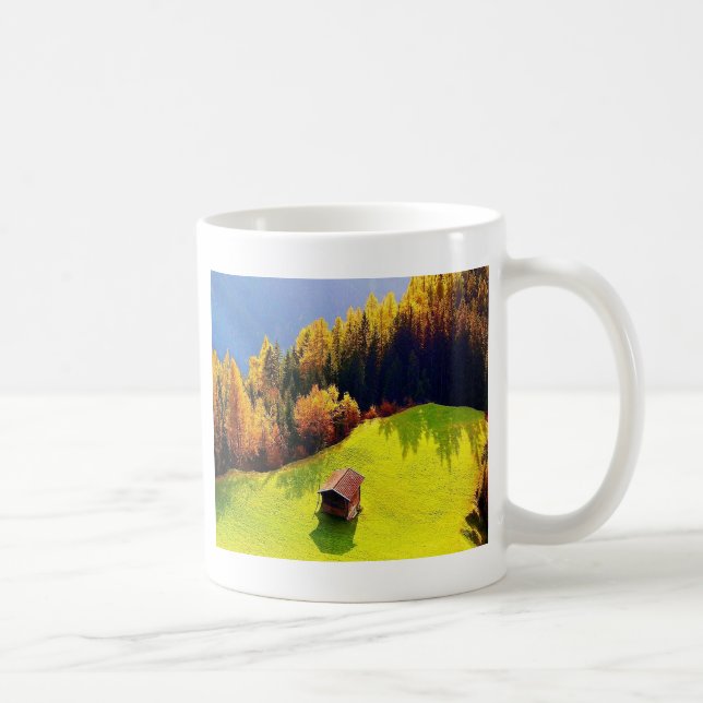 Grünes Tal Kaffeetasse (Rechts)