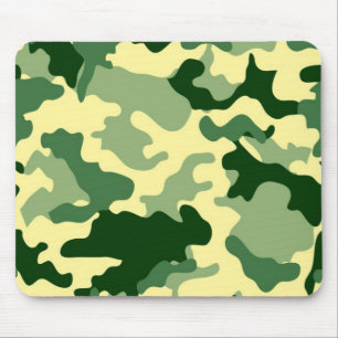 Grünes Tarndruck-Mauspad Mousepad