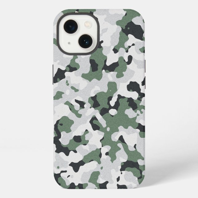 Grünes Tarnmuster Case-Mate iPhone-Hülle iPhone Hülle (Rückseite)