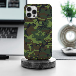 Grünes Tarnmuster, Militärisches Muster, Armee iPhone 15 Pro Max Hülle