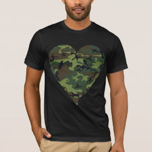 Grünes Tarnmuster, Militärisches Muster, Armee T-Shirt