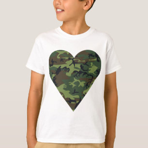 Grünes Tarnmuster, Militärisches Muster, Armee T-Shirt