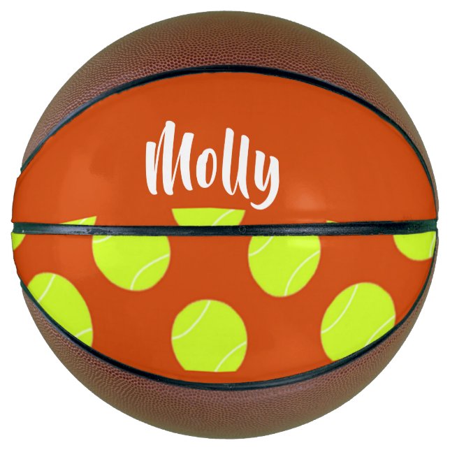 Grünes Tennisball-Orange Basketball (Vorderseite)