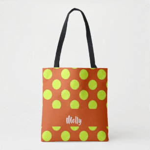 Grünes Tennisball-Orange Tasche
