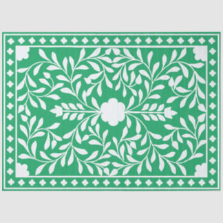 Grünes traditionelles Knochenintarsien-Dekorations Seidenpapier