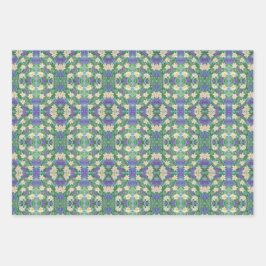 Grünes Traumpapier Geschenkpapier Set