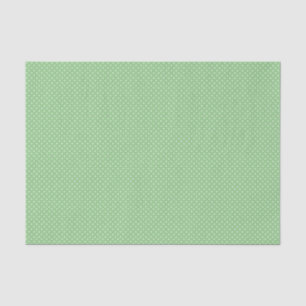 Grünes Tupfen-Muster Seidenpapier