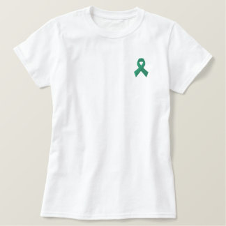 GRÜNES Umweltbewusstsein - GERECYCELT - ERDE Besticktes T-Shirt