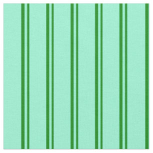 Grünes und Aquamarine-farbenes Streifenmuster Stoff