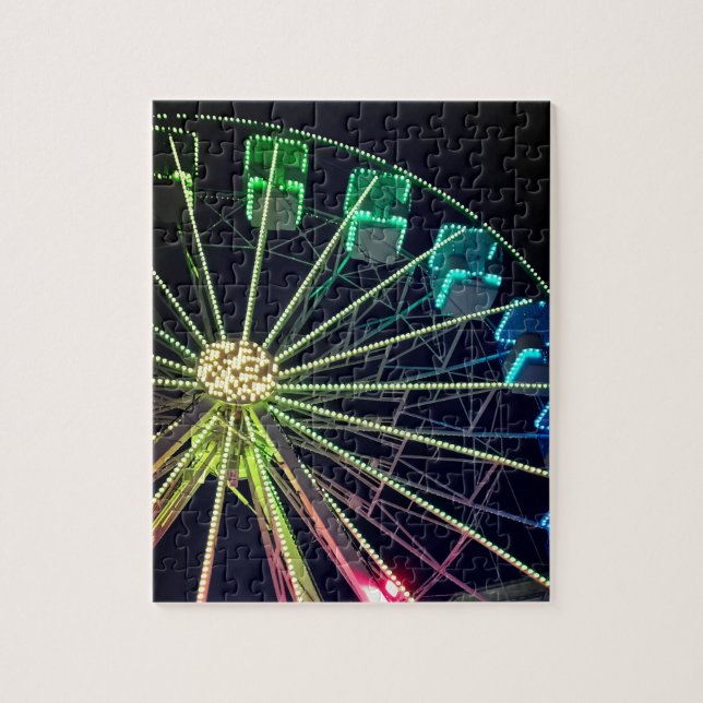 Grünes und blaues Riesenrad (Vertikal)