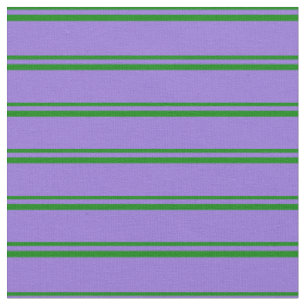 Grünes und Lila Lines-Muster Stoff