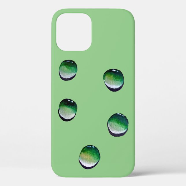 Grünes Wasser senkt die Wasserkunst Case-Mate iPhone Hülle (Rückseite)
