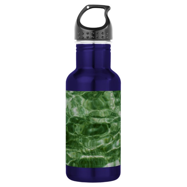 Grünes Wasser Trinkflasche (Vorderseite)