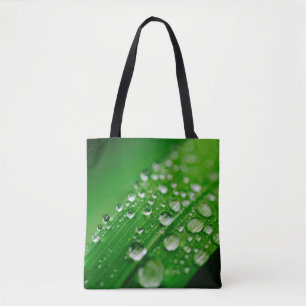 Grünes Wasserblatt Tasche