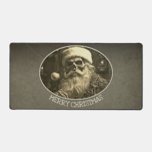 Grünes Weihnachten - Skelett-Weihnachtsmann 65609 Schreibtischunterlage