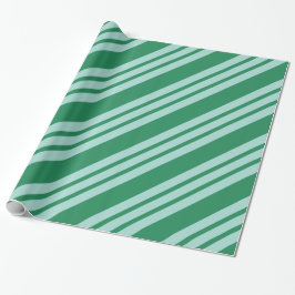 Grünes Weihnachtscreme Geschenkpapier