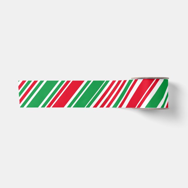 Grünes Weißes Kreuz Satinband (Vorderseite)