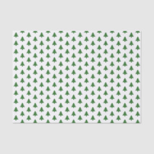 Grünes/weißes Seidenpapier