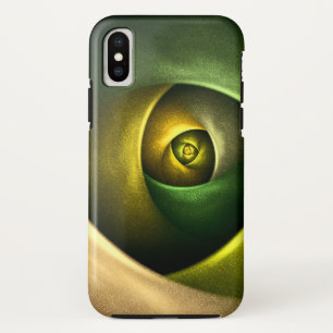 Grünes Wirbel-Blumen-Modernes-Abstraktes-Kunstmust Case-Mate iPhone Hülle