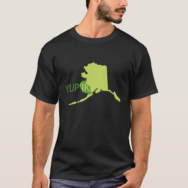 Grünes Yupik T-Shirt (Vorderseite)