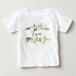 Grünes, zwei Jahre altes Baby T-shirt