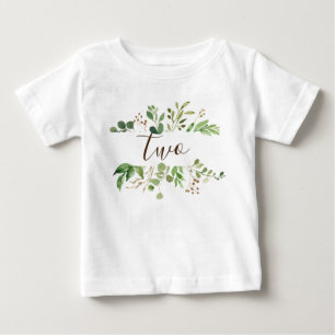 Grünes, zwei Jahre altes Baby T-shirt