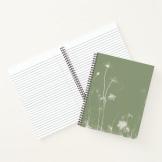 Grünes Zyanotyp - Botanisches Sonnendruckpapier Notizbuch