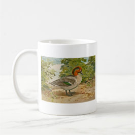 Grünflügelige aquamarine Illustration Kaffeetasse