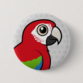 Grünflügeliger Macaw Button