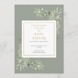 Grünfoliage Beerdigungsorden Programm