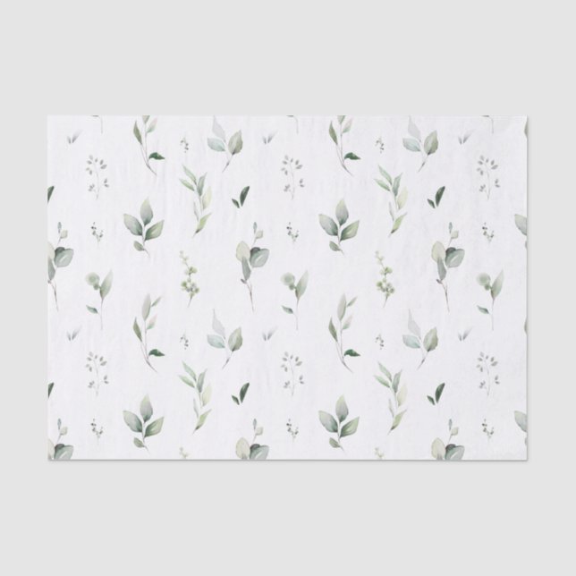 Grünfolienpapier Seidenpapier (Vorderseite)