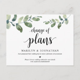 Grüngarten, Planänderung, Zurückgestellt Postkarte