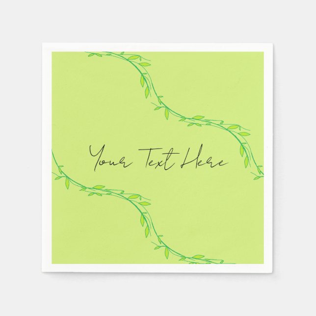 Grüngarten Serviette (Vorderseite)