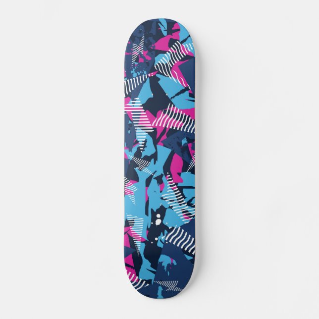Grunge Abstrakt Skateboard (Vorderseite)