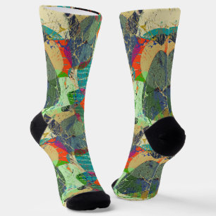 Grunge abstrakt . socken