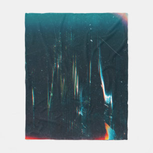 Grunge abstrakter Hintergrund. beschädigter Bildsc Fleecedecke