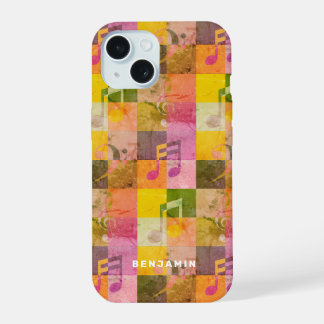 Grunge Aesthetic Cool Music Individuelle Name iPhone 15 Hülle