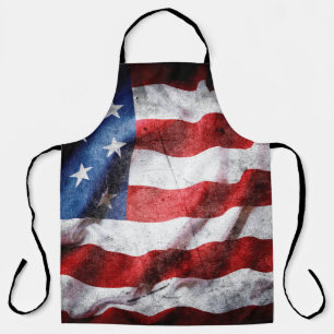 Grunge American Flag Schürze