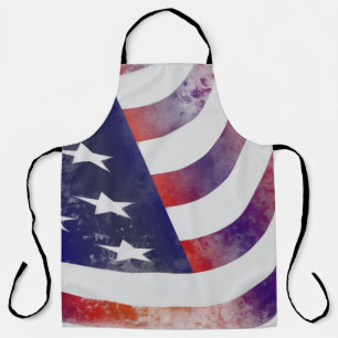 Grunge American Flag Schürze